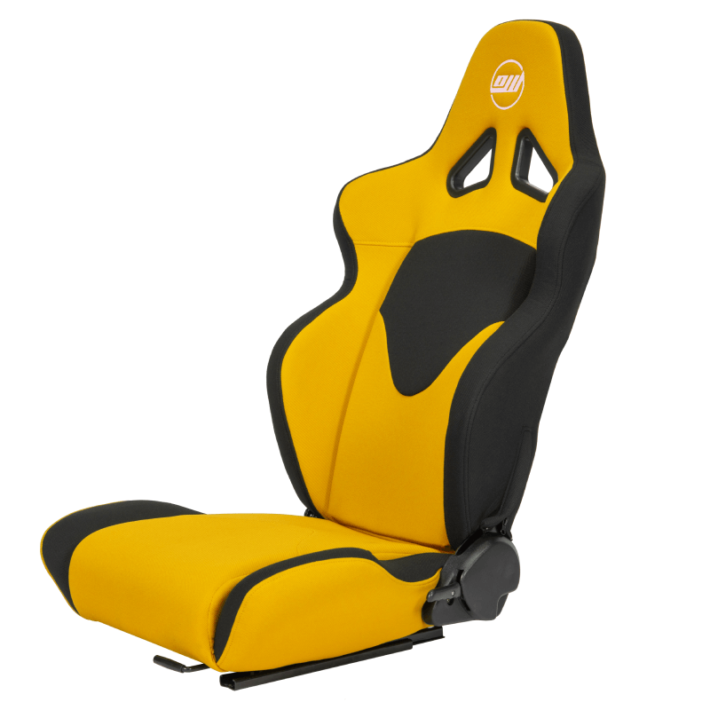 Racing and Flight Sim Seat Green Yellow