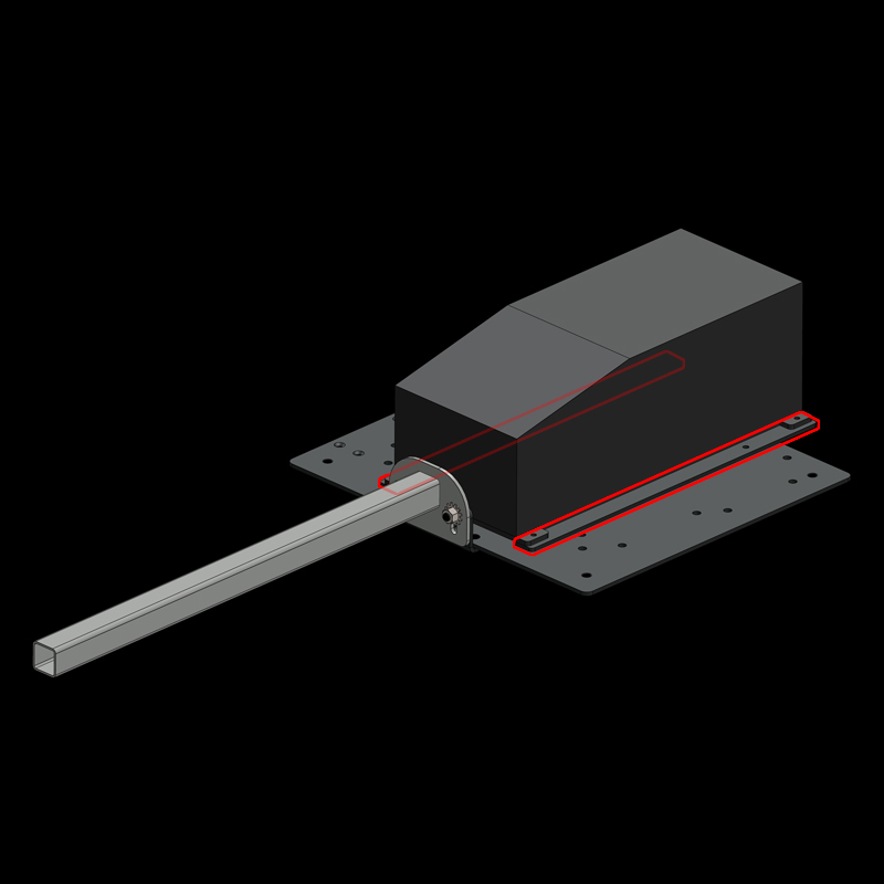 Retrofit bracket kit for Brunner rudder pedals - Image 4